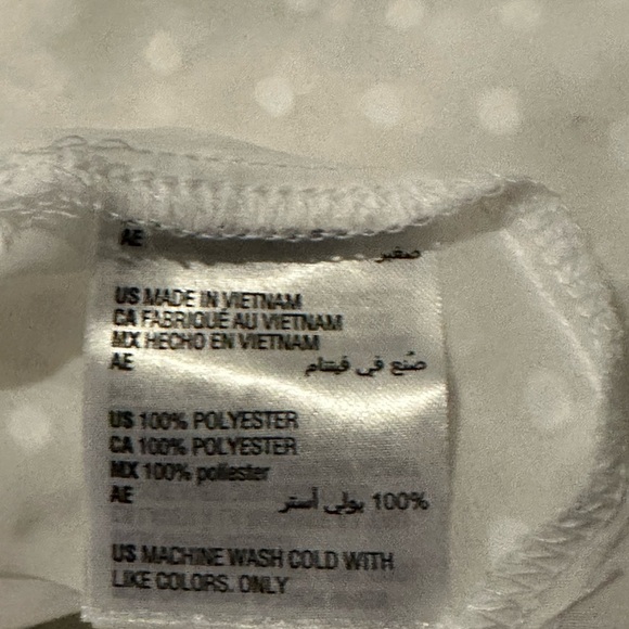 NWOT Bar III White Sheer V-Neck High-Low Casual Blouse - Picture 8 of 9